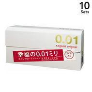 10-Pack Sagami Original 0.01 Condoms