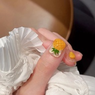 Mixia Qiyuan Handmade Wearing Nails Short Cute Fruit Nails Three-Dimensional High-End Cute Style Nai
