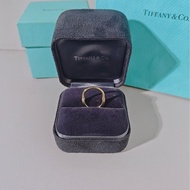 Tiffany蒂芙尼 Lock系列 18k黄金双U形锁戒指