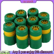 In stock-10Pcs 1/2 inch Hose Garden Tap Water Hose Pipe Connector Quick Connect Adapter Fitting Watering