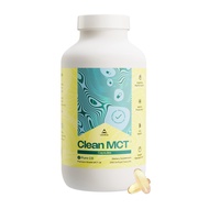 Clean MCT Oil Capsules - 100% Caprylic C8 for Energy, Focus, Weight Management, Gut Health, Brain Su