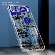 Softcase hp for Infinix Smart 10 plus Latest 2025 Clear Glossy Anime Metal Phone Case - YM02