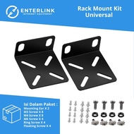 Rackmount Kit Rak Server Kuping Bracket Kupingan Rak Mikrotik Cisco Vsol Tplink H3C Mounting Enterli