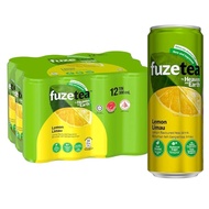 Fuze by Heaven and Earth - Lemon Green Tea (300ml x 12 Cans) Pack