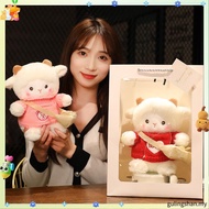 LANFY Little Sheep Plush Toy Cute Children Gift Plushie Dolls Crossbody Bag Animal Dolls Sweater She
