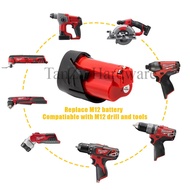 Milwaukee M12,48-11-2401,10.8v/12v Li-ion Battery hand Battery drill/Milwaukee Rechargeable Drill Tools/power tool