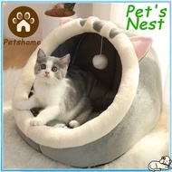 Petshome Cat Bed dog bed Cartoon Pet Bed Foldable Removable Washable Pet Sleeping Bed for Cat Dog House Pet Nest