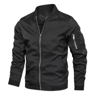 Mens Bomber Jacket Thin Slim Long Sleeve Baseball Jacket Windbreaker Zipper Windbreaker Jacket Mens 