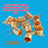 E-10 Fitting BRASS BULB Fitting THREAD E10 FLASHLIGHT LAMP HOLDER