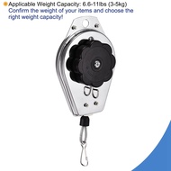 Retractable Spring Balancer Tool Holder 6.6-11lbs(3-5kg) Red for Assembly-Line with Fitting Accessor