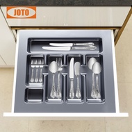 JOTO Spoon and Fork Drawer Organizer Cutlery Organizer Best Fits for Your Pull Out Kitchen Cabinet