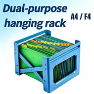 2.A4/F4 Hanging File Rack File Cabinet File Holder Adjustable Thickened Office School File Organizat