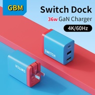 Switch Dock for Nintendo Switch GaN fast charger  Portable TV Docking Station 4K HDMI-compatible for