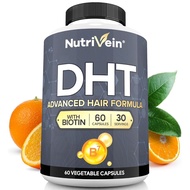 NutriVein Advanced DHT Blocker for Advanced Hair Growth Men & Women 60 capsules