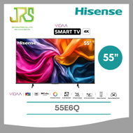 Hisense TV 55 นิ้ว รุ่น 55E6Q 4K Ultra HD Smart TV Voice Control WIFI Build in Netflix รุ่น 55E6Q