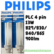 [3pc bundle!] Philips Master PLC 13W 4pin 827/830/840/865 900lm