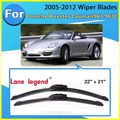 For Porsche Boxster Cayman987 987C 2005~2012 Car Wiper Blade Front Windshield Wipers Car Accessories