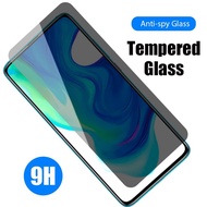Anti-spy case for oppo a74 cover screen protector tempered glass on opo opp a 74 74a 5g oppoa74 oppo