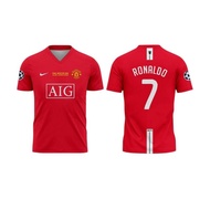 Jersey - United Final UCL 2008 nameset Ronaldo đầy đủ