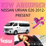 Ksw Shock Absorber[Gas]Nissan urvan E26 nv350 [2012-presents ]Front &rear