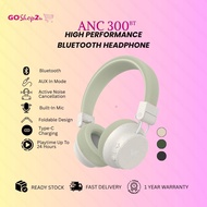ANC 300 BT Active Noise Cancelling Bluetooth Headphone Strong Bass Bluetooth V5.3 up to 60H Playtime