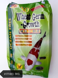 OF Ocean Free XO Wheat Germ Growth Koi Fish Food Feed Aquarium Pond 5kg