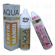 Aqua SaltNic Exotic Mango 15ml - Salt Nic Liquid Vape By 9Naga .JP