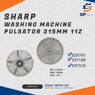 SHARP WASHING MACHINE PULSATOR - 315MM - ESX705 / ES718X / ES721X