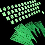 Spanish English Russian Arabic French Luminous Keyboard Stickers Letter Alphabet Layout Sticker For Laptop Desktop PC
