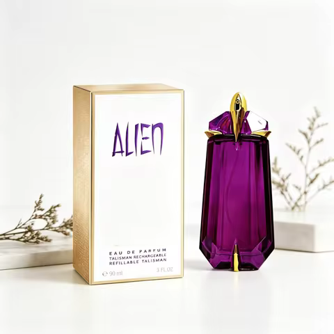 Mugler Alien Talisman Eau de Parfum 90ml Purple Faceted Crystal Refillable Bottle Amber Floral Woody