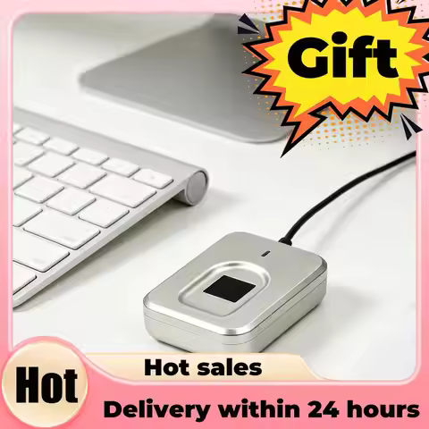For Windows 10 11 Hello Biometrics Fingerprint Reader with 1.5m Cable Touch Secure Login Device Auto