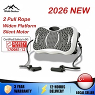 Vibration Machine Bluetooth Plate Exercise Machine Work Out Adjustable Body Shaker Shaper Fitness La