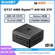 AOOSTAR GT37 AMD Ryzen™ AI9 HX370 LPDDR5 8000Mhz Oculink+USB4 Support EGPU WIFI7 Gaming MINI PC