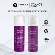 Paula's Choice retinol essence 0.3% and 1% 30ml | Combination of Peptides & Vitamin C, elastic, brig