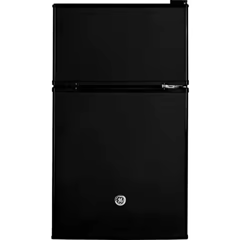 Mini Fridge With Freezer | 3.1 Cubic Ft. | Double-Door Design With Glass Shelves, Crisper Drawer & S