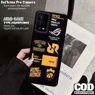 Oppo A55 Case - Oppo A55 Softcase - Fashion Game Case - Oppo A55 Casing - Pro Camera Softcase - Tpu 