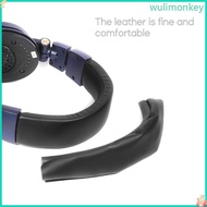 WU Faux Leather Headband Protective Sleeve for ATH-M50X M30X-M40X M20X-SX1 Headset