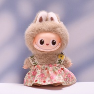 V4 LABUBU4.0 mini Labubu clothes with small flower straps and skirts[Clothes only]