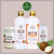Rainforest Herbs Pure C8 MCT Oil 500ml - Keto Friendly MCT for Weight Loss & Brain Energy