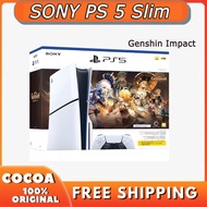 [Malaysia Version] Sony PlayStation 5 Slim Console (Disc Version) PS5 Genshin Impact Gift Bundle SONY PS 5 Brand New