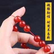 扁形弹力线文玩耐磨皮筋手绳石榴石珠串弹力线玉石松紧手链线 Flat elastic cord for jewelry, wear-resistant rubber band for bracelets