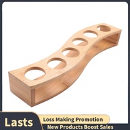 Shot Glass Holder Set-1Oz/30Ml Shot Glass Set Bamboo Shot Glass Holder, 6Pcs Shot Glass Set, Perfect