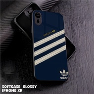Case iphone XR Casing iphone XR Case Glossy Case Motif [ADIDAS] hp iphone Casing Coolhp Kesing Cuteh