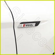 ┇ ☺ ┴ ◷ Sieece TRD Logo 3D Metal Side Fender Emblem Badge Car Sticker For Toyota Avanza Vios Wigo R