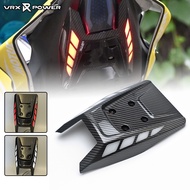 Motorcycle LED Undertail Rear Turn Signal Light Carbon Fiber Pattern Cover for YAMAHA R15v4 R15m
