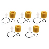 5X Engine Oil Filter for Prius 1.8L 04152-YZZA6 / 04152-B1010 / 04152-YZZA7 / 04152-40060
