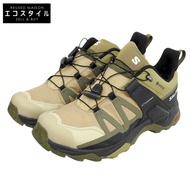 Salomon X Ultra 4 Gore-Tex 男士運動鞋，石板綠、橄欖綠、夜黑色、卡其色，27厘米，474529，尺寸 8.5（英國）[二手]