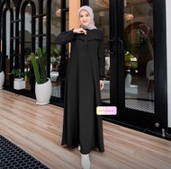 Dres Cringkle Laura/Gamis Fuji Korean Style/Dres Airflow Kekinian/Gamis Cringkle Airflow Viral 2023