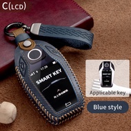 Car Smart Key Case Cover Key Bag For Bmw 1 3 5 7 Series X1 X3 X5 X6 X7 F30 G20 F34 f31 G30 G01 F15 G05 I3 M4 Accessories Car-Styling