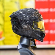 Genuine EGO E1 Nebula Fullface Helmet – Compact Form, 1 Goggles, Sporty Design